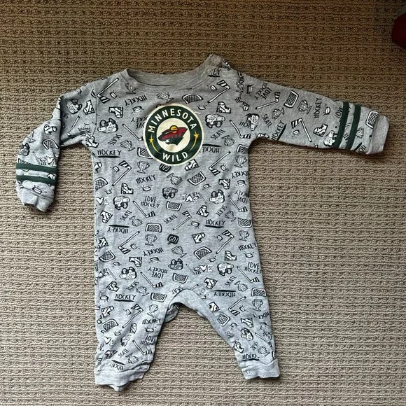 NFL One Pieces Mn Wild Onesie Romper 24 Months Calling All
